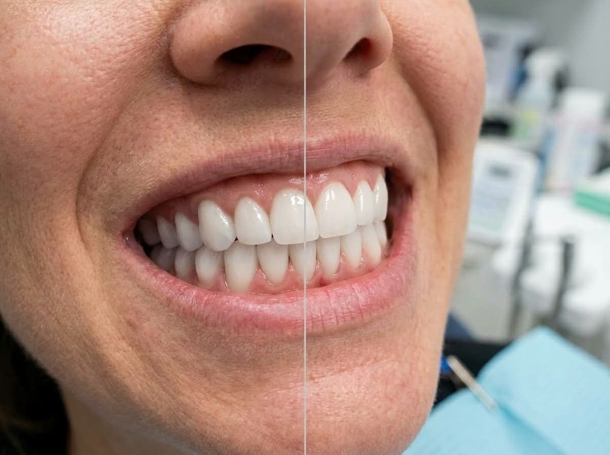After 2 Visits (8 Shades Whiter)